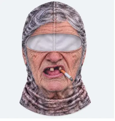 Winter Cycling Balaclava, Breathable 3D Funny Face Mask for Skiing and Motorcycling - 9