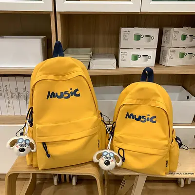 Korean style college style school backpacks for boys and girls, fashionable large capacity travel backpacks, lightweight middle and high school student backpacks - 10