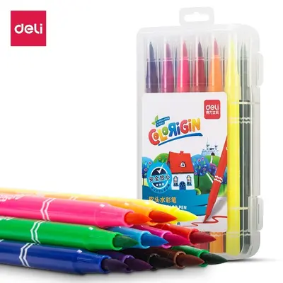 Deli suluboya kalemleri, 24/36 renk, yıkanabilir