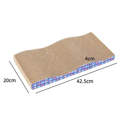 Large Straight Cat Scratcher, Corrugated Cardboard, Non-Shedding - 8