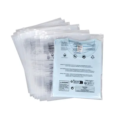 Şeffaf buzlu giyim fermuarlı çanta satılık hazır toptan ücretsiz kargo giyim samimi depolama kilitli torba plastik ambalaj torbası - 12