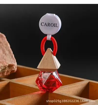 Langlong Car Rearview Mirror Pendant, Aromatherapy Car Perfume with Long-Lasting Fragrance - 12