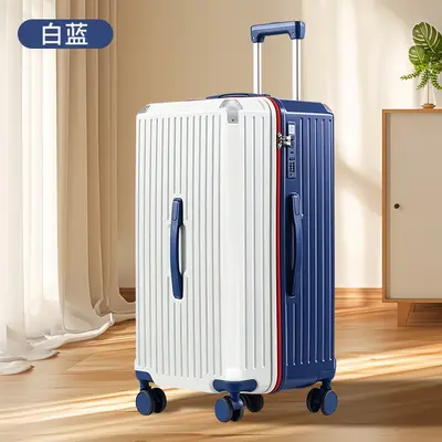 24 Inch Lightweight Trolley Suitcase with 360° Wheels and Combination Lock - 11