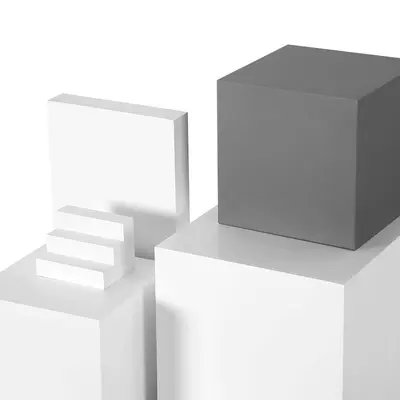 Photography geometry photo scene white small square cuboid box product photography background decoration arrangement