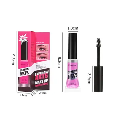 MAXFINE Mascara mit transparentem Schlauch, wasserfest, nicht verschmierend
