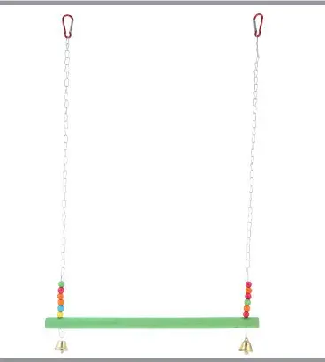 Wooden Pet Chicken Swing and Climbing Perch with Ladder