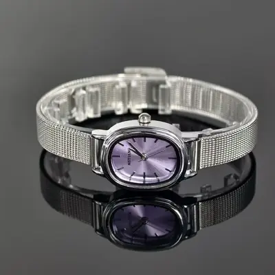 Retro Zarif Armbanduhr Damen Studentin Kleine täglich Leicht Luxus Ins Nische Zeiger Typ Oval Damen Uhr