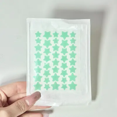40 bunte Sternchen-Pickelpflaster, Kolloid mit ätherischen Ölen - 10