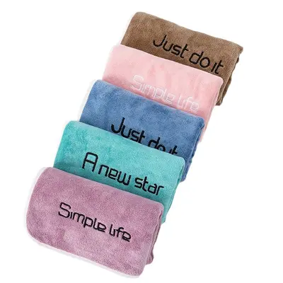 Mikrofiberli banyo havlusu seti hızlı kuruyan