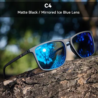 KDEAM New Large Size Square Polarized Sunglasses Outdoor UV Protection Fishing Driving Glasses KD705-PLUS - 10