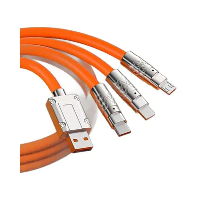 120W 3-in-1 Ladekabel, Apple/Huawei-kompatibel