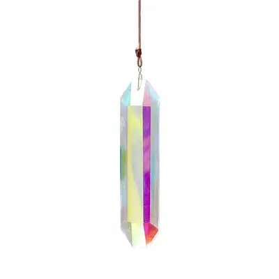 Crystal Prism Sun Catcher Window Hanging with Rainbow Light Effects - 5