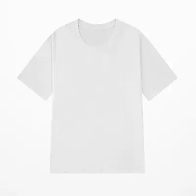 Herren Basic-T-Shirt, 100% Baumwolle, Kurzarm, Rundhals, lockere Passform - 7