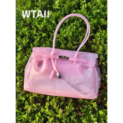 Transparent Jelly Tote Bag, Large Capacity, Women's Underarm Bag - 8