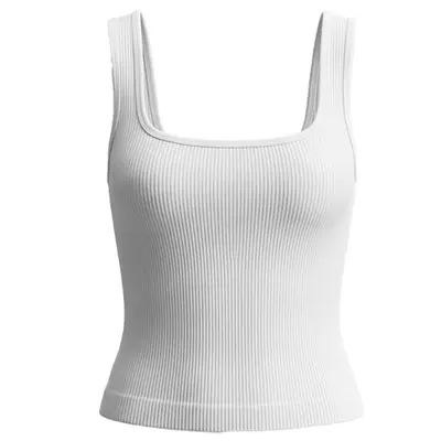 Women's Slim-Fit Sleeveless Solid Color Camisole Tank Top, 2026