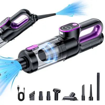 Car electric vacuum cleaner brushless suction car home mini large suction handheld small cordless high power cross-border - 8