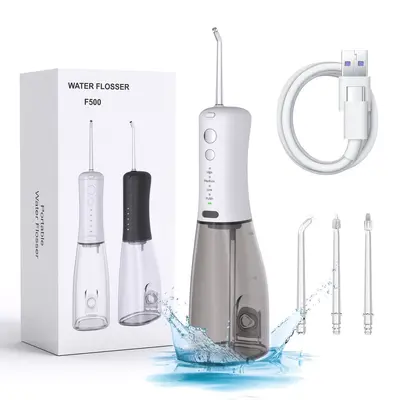 Tragbarer elektrischer Zahnreiniger, Munddusche für Zahnhygiene
