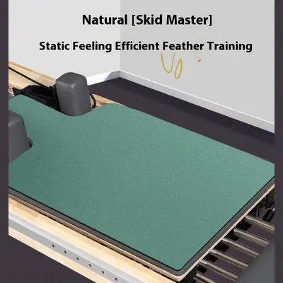 Pilates yoga mat, natural rubber, non-slip, sweat-absorbent, PU
