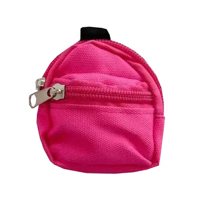 Mini Çift Omuz Bozuk Para Sırt Çantası Bez Bebek Kıyafet Değiştirme Sırt Çantası Polyester Oxford Kumaş Bozuk Para Kitap Çantası Asılı Aksesuar Cüzdan - 12