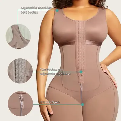 Bodyshaper-Einteiler Plus Size mit Taillen- und Bauchformung - 4