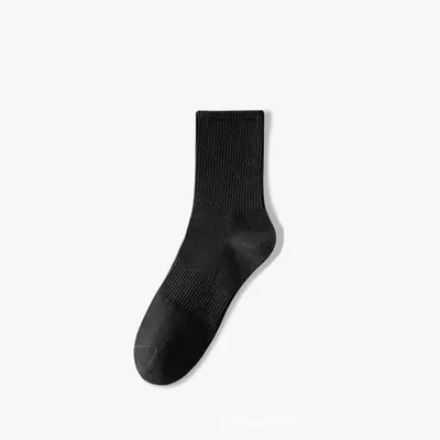 Yaz aylarında erkekler ve kadınlar için pamuklu çoraplar ince orta ve kısa tüp düz renk spor yeni ürünler nefes alabilen ter emici ve deodorant - 12