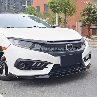 10th Gen Honda Civic Front Lip, 4-Piece, Mini Body Kit 16-18