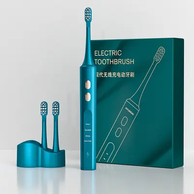 Wireless Charging Adult Electric Toothbrush with Soft Bristles, Waterproof - 10
