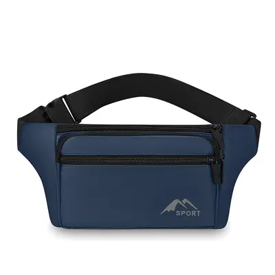 Schlichte modische Brusttasche, wasserdichte Umhängetasche mit Fächern - 8