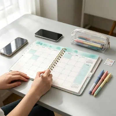 2027 Planner Notebook, A5, Spiral Bound