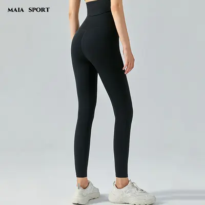 MAIA SPORT高腰瑜伽裤女夏季跑步运动紧身外穿普拉提健身服云感裤 - 9