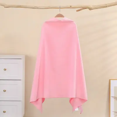 Quick-drying bath towel for men and women, swimming, outdoor sports, fitness, bathing, heat retention, portable, hot spring, snap button, water-absorbent - 10