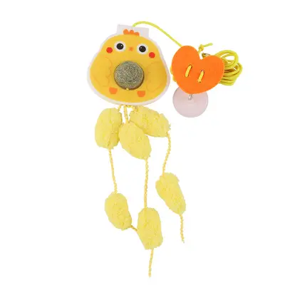 Door-Hanging Elastic Rope Self-Play Cat Toy with Catnip Ball - 6