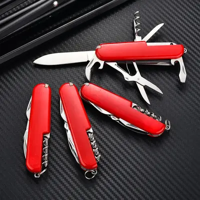 Multifunction Folding Pocket Knife, 5/7/9/11 Functions, Stainless Steel