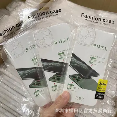 Şeffaf Apple 15/16 düşmeye dayanıklı 14 cep telefonu kılıfı iphone13pro cep telefonu kılıfı PM yumuşak kabuk 11 toptan 13