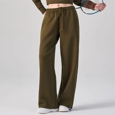Women's Yoga Pants Wide-Leg High-Waisted Autumn Winter