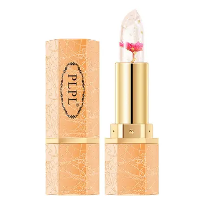 PLPL petal jelly color-changing lipstick transparent temperature-changing moisturizing temperature-changing lipstick matte non-stick cup non-fading