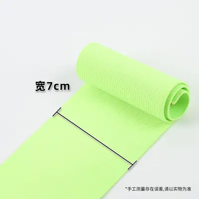 7 cm renkli elastik şerit bant, spor koruyucu ve giyim aksesuarı - 7