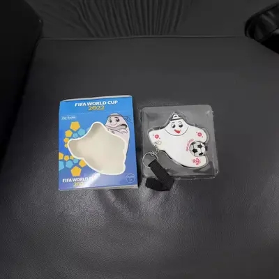 2022 Qatar World Cup Mascot Keychain, Fan Souvenir