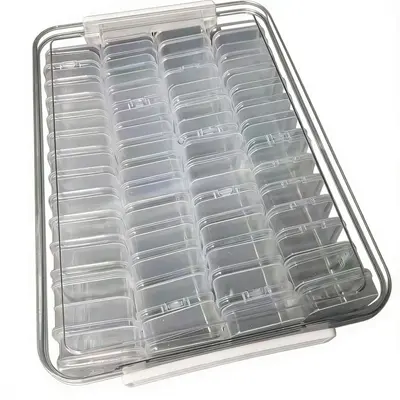 Bead Storage Box Set 1 Large 60 Small Clear PET - 8