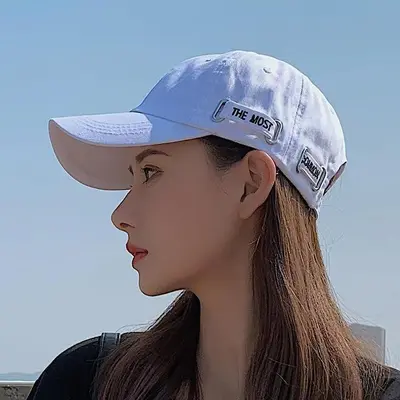 New style hats for women, pointed cap hats for male students spring and summer, street fashion, trendy fashion baseball caps, sun protection sun hats