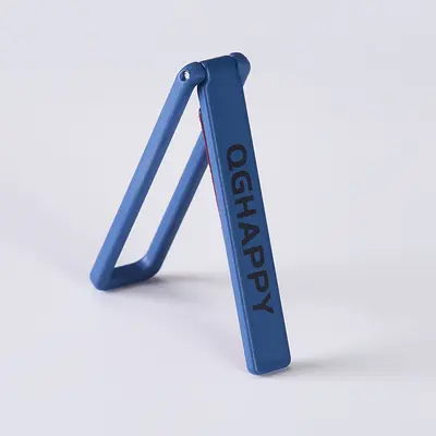 QGHAPPY unsichtbare Rückklebeetiketten-Halterung, klappbar, Metallausführung, selbstklebend, tragbarer Ring, magnetische Schnalle, kabellos aufladbar, ultradünner Ständer - 10