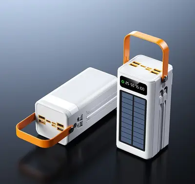 Sınır Ötesi Yeni Model Güneş Enerjili Hızlı Şarj Powerbank 200000mAh Süper Büyük Kapasiteli Mobil Güç Kaynağı - 10