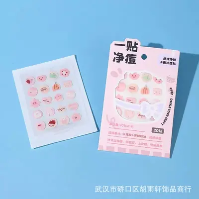 Thin Breathable Hydrocolloid Acne Patch, Waterproof and Sweatproof - 8