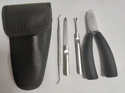 Pedicure scissors, hawk beak design, nail clippers set, manicure tools - 12