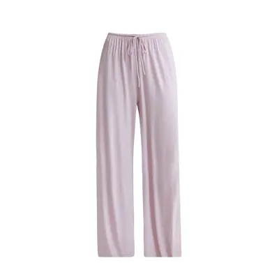 Women's Drawstring Wide-Leg Yoga Pants Thin Summer Model - 9