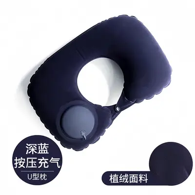 Inflatable U-Shaped Neck Pillow for Travel and Car - 8