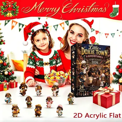 Dachshund Noel Ağacı Süsü, 2026 Advent Takvimi Kör Kutu - 3