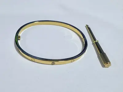 18er Roségold schmales Modell 6. Generation Kart Plus fadeless zehn Diamanten Damenarmband, schmales Modell einzeln gezacktes und einzelner Diamant doppelter Titanstahl Armband - 12