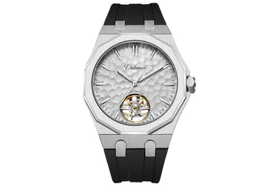 Durenwei Herren-Automatikuhr Tourbillon Stahlarmband - 11