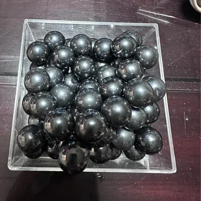 Ferrite Magnet Factory Wholesale Ferrite Black Magnets Magnetic Polished Magnetic Balls Solid Steel Balls